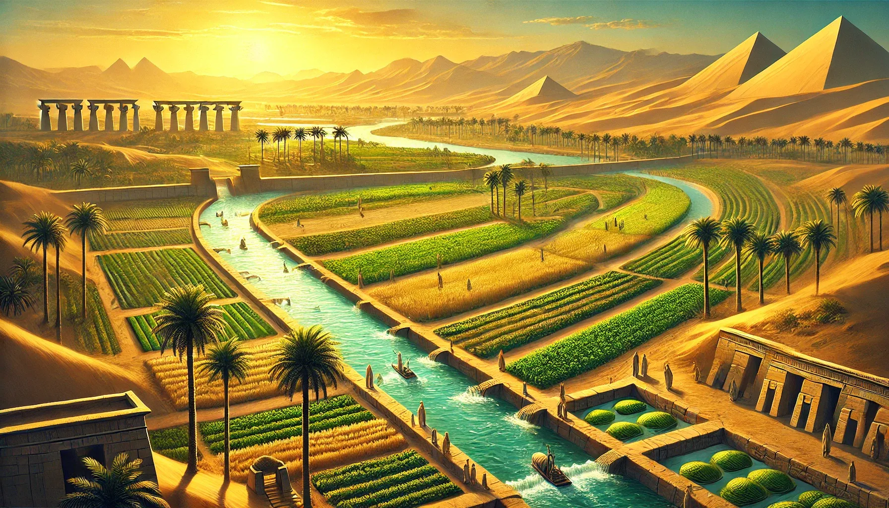 The Ingenious Engineers of Ancient Egypt: Turning Desert into Oasis